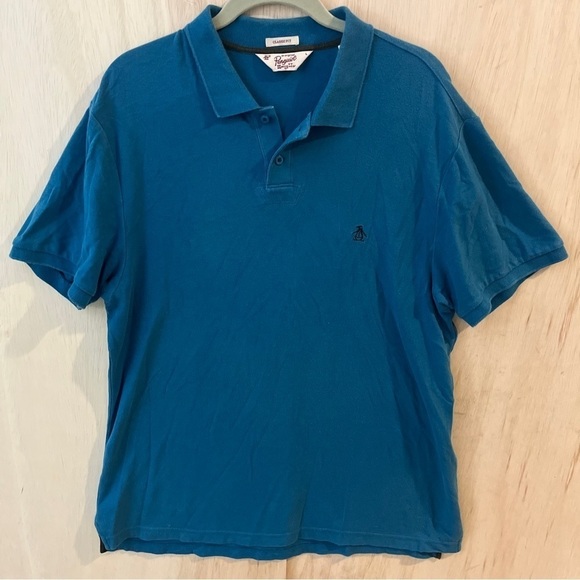 Penguin Classic Fit Collared Polo Shirt top Mens Size Large - Picture 1 of 6